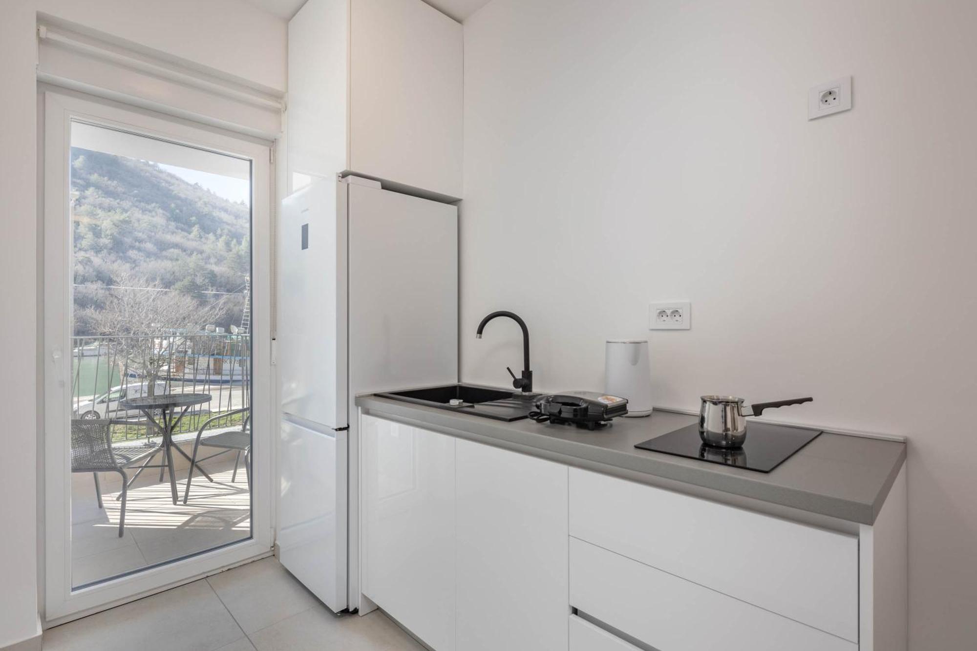 Seafront Villa Andrijana - Happy Rentals Plomin Kültér fotó